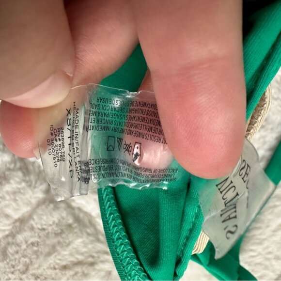 Victoria's Secret | Jewel Green Strapless Halter Bikini Top | Size Extra Small - Picture 10 of 10